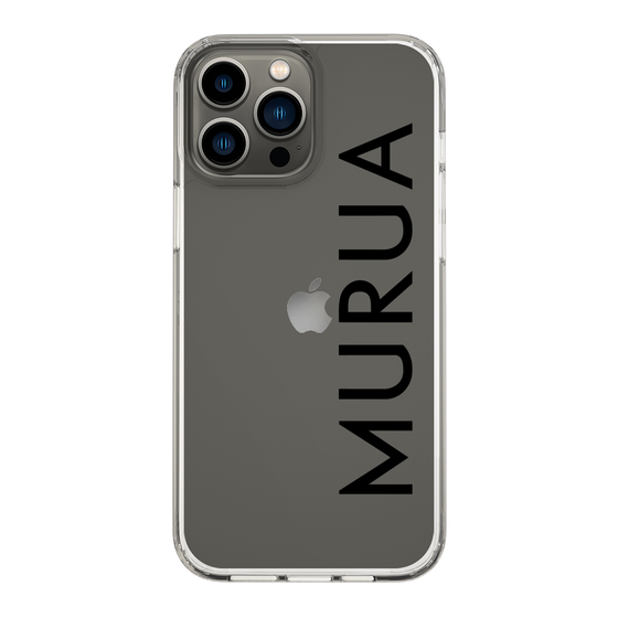 Slim Protection Case［ MURUA - Logo - Black ］