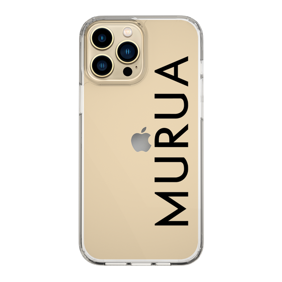Slim Protection Case［ MURUA - Logo - Black ］