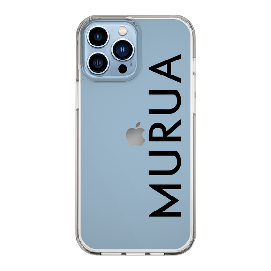 Slim Protection Case［ MURUA - Logo - Black ］