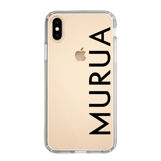 Slim Protection Case［ MURUA - Logo - Black ］