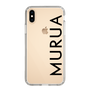 Slim Protection Case［ MURUA - Logo - Black ］