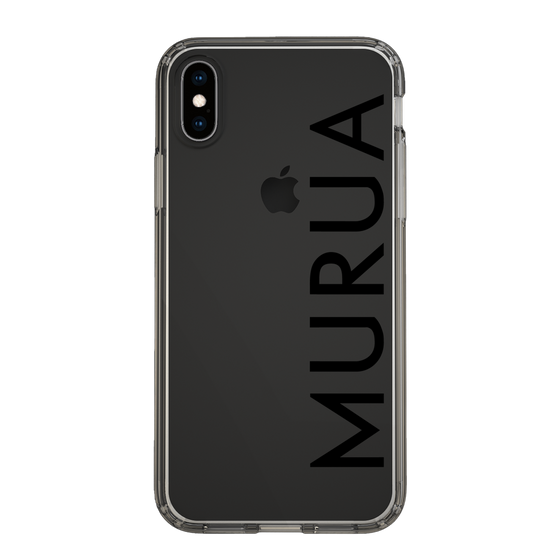 Slim Protection Case［ MURUA - Logo - Black ］