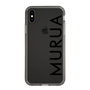 Slim Protection Case［ MURUA - Logo - Black ］