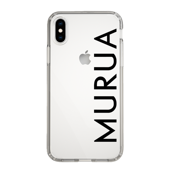 Slim Protection Case［ MURUA - Logo - Black ］