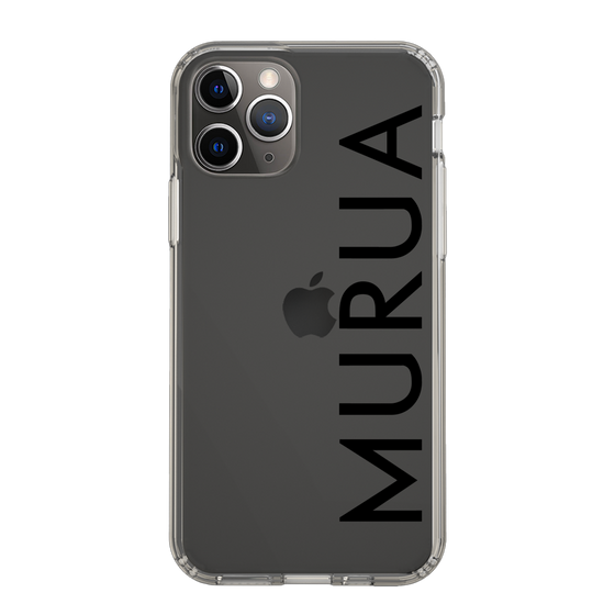 Slim Protection Case［ MURUA - Logo - Black ］