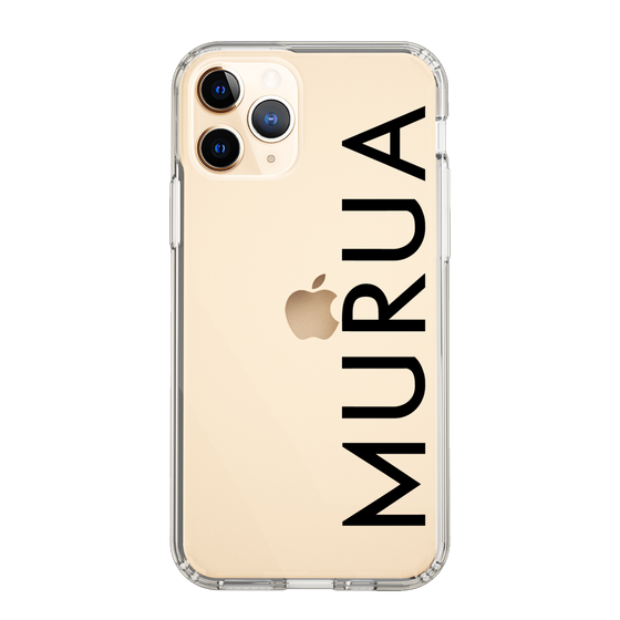 Slim Protection Case［ MURUA - Logo - Black ］