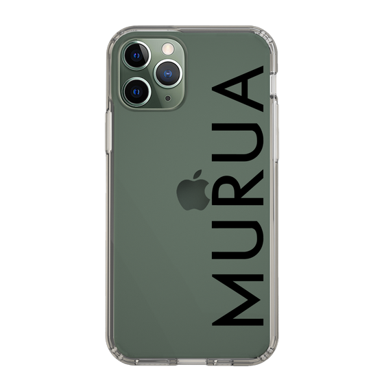 Slim Protection Case［ MURUA - Logo - Black ］