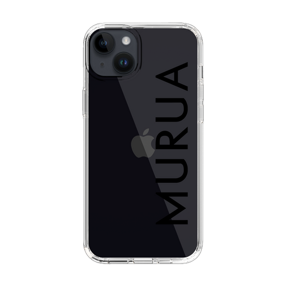 Slim Protection Case［ MURUA - Logo - Black ］
