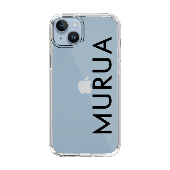Slim Protection Case［ MURUA - Logo - Black ］