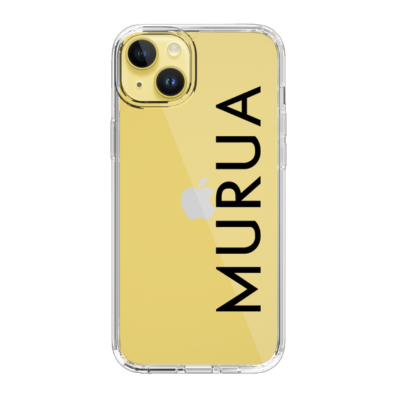Slim Protection Case［ MURUA - Logo - Black ］