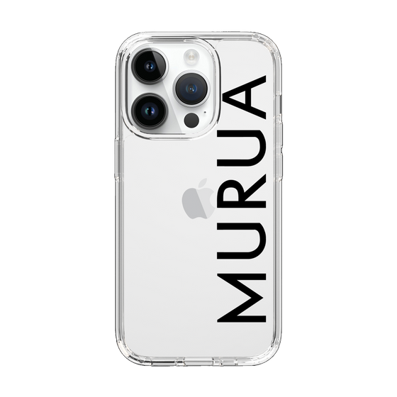 Slim Protection Case［ MURUA - Logo - Black ］