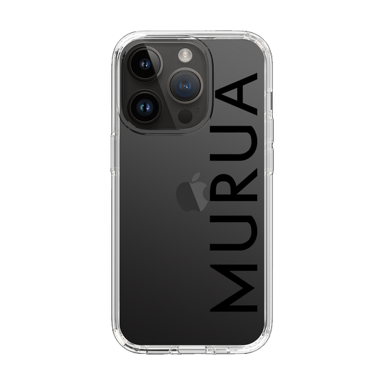 Slim Protection Case［ MURUA - Logo - Black ］