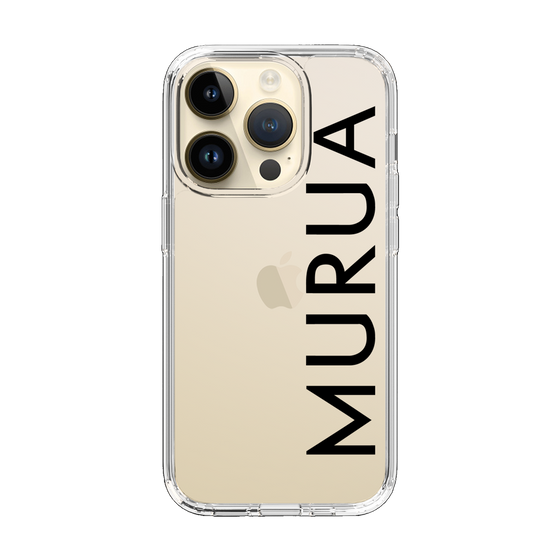Slim Protection Case［ MURUA - Logo - Black ］