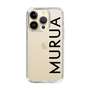 Slim Protection Case［ MURUA - Logo - Black ］