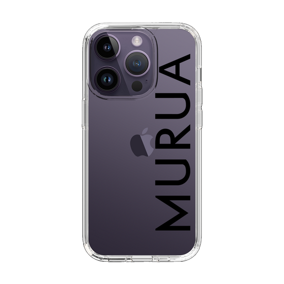 Slim Protection Case［ MURUA - Logo - Black ］