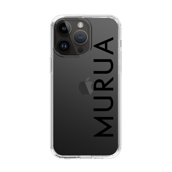 Slim Protection Case［ MURUA - Logo - Black ］