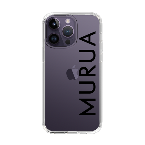 Slim Protection Case［ MURUA - Logo - Black ］