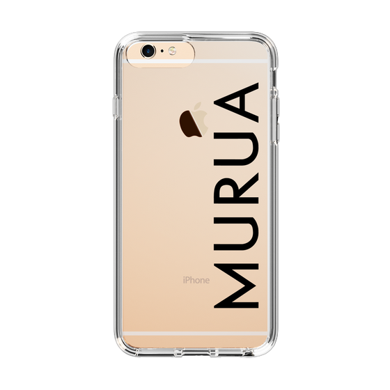 Slim Protection Case［ MURUA - Logo - Black ］