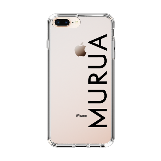 Slim Protection Case［ MURUA - Logo - Black ］