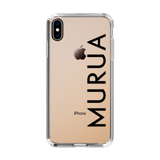 Slim Protection Case［ MURUA - Logo - Black ］
