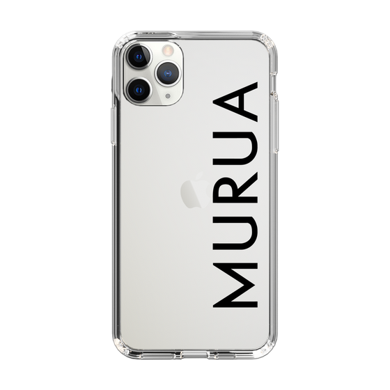 Slim Protection Case［ MURUA - Logo - Black ］