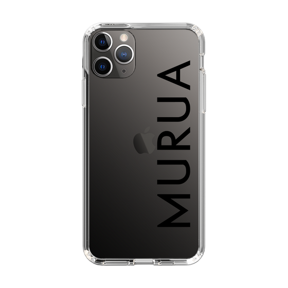 Slim Protection Case［ MURUA - Logo - Black ］