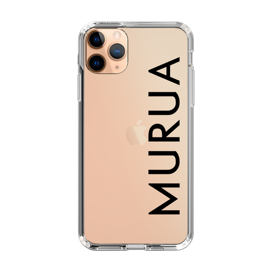 Slim Protection Case［ MURUA - Logo - Black ］