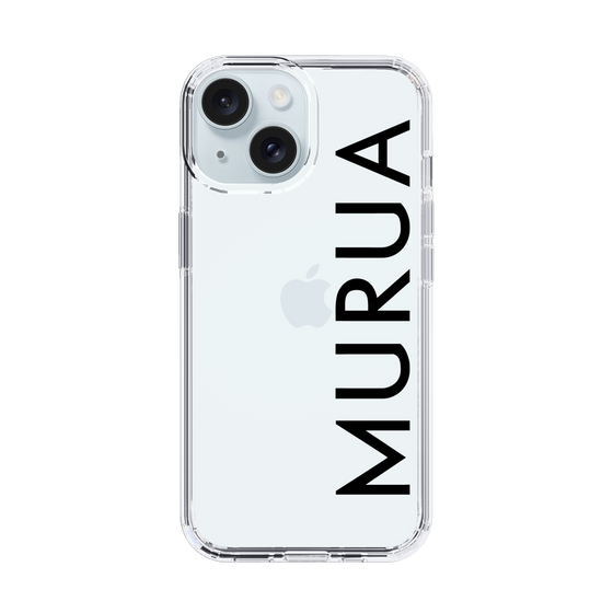 Slim Protection Case［ MURUA - Logo - Black ］