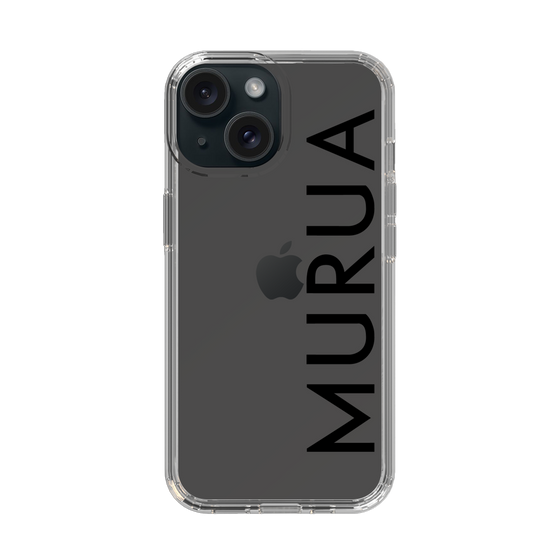 Slim Protection Case［ MURUA - Logo - Black ］