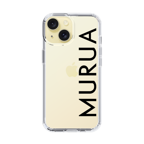 Slim Protection Case［ MURUA - Logo - Black ］