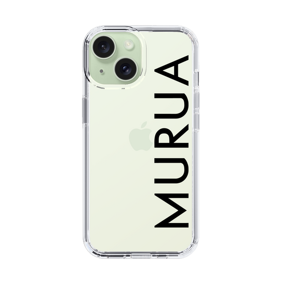 Slim Protection Case［ MURUA - Logo - Black ］