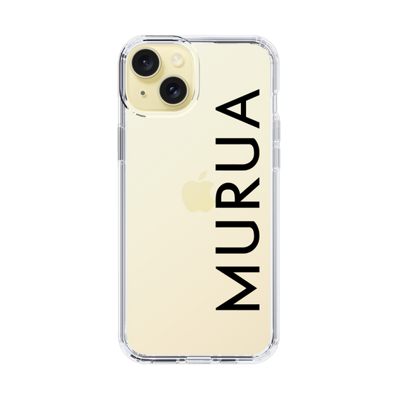 Slim Protection Case［ MURUA - Logo - Black ］