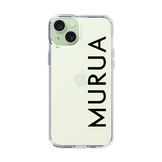 Slim Protection Case［ MURUA - Logo - Black ］