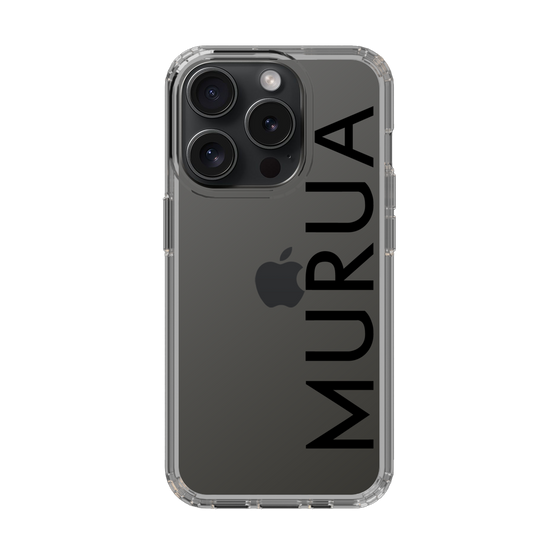 Slim Protection Case［ MURUA - Logo - Black ］