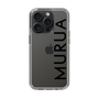 Slim Protection Case［ MURUA - Logo - Black ］
