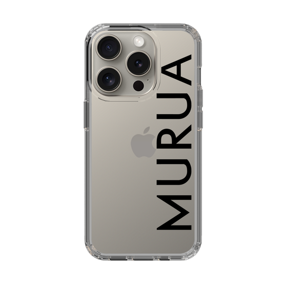 Slim Protection Case［ MURUA - Logo - Black ］