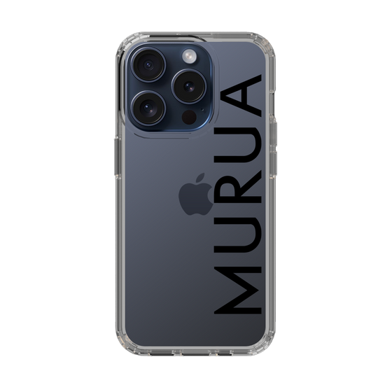 Slim Protection Case［ MURUA - Logo - Black ］