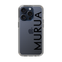 Slim Protection Case［ MURUA - Logo - Black ］