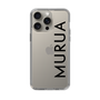 Slim Protection Case［ MURUA - Logo - Black ］