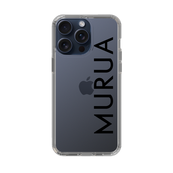 Slim Protection Case［ MURUA - Logo - Black ］