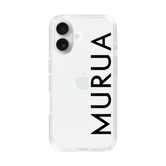 Slim Protection Case［ MURUA - Logo - Black ］