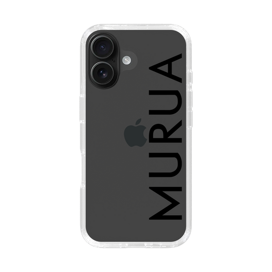 Slim Protection Case［ MURUA - Logo - Black ］