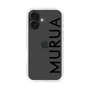 Slim Protection Case［ MURUA - Logo - Black ］