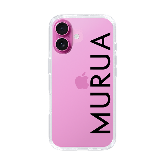 Slim Protection Case［ MURUA - Logo - Black ］