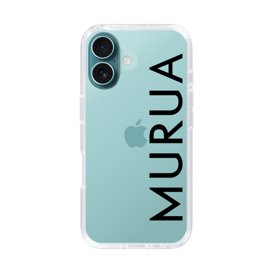 Slim Protection Case［ MURUA - Logo - Black ］