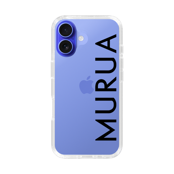 Slim Protection Case［ MURUA - Logo - Black ］