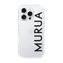 Slim Protection Case［ MURUA - Logo - Black ］