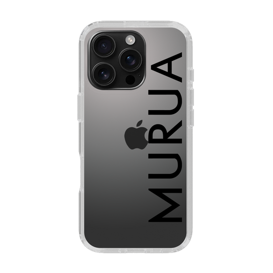 Slim Protection Case［ MURUA - Logo - Black ］
