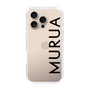 Slim Protection Case［ MURUA - Logo - Black ］