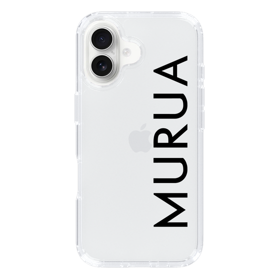 Slim Protection Case［ MURUA - Logo - Black ］